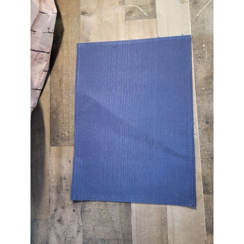 Blue table cloth placemat table decor‎